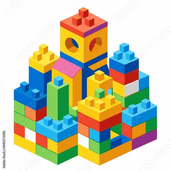 Fototapeta toy building blocks