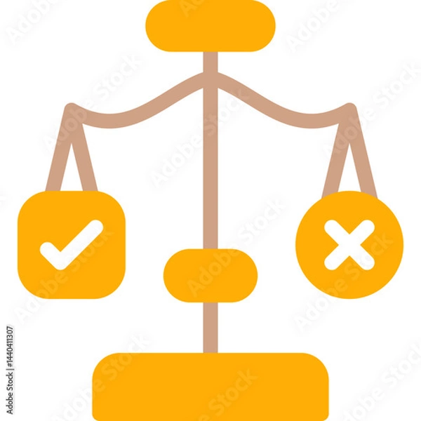 Obraz Research Ethics Flat Icon