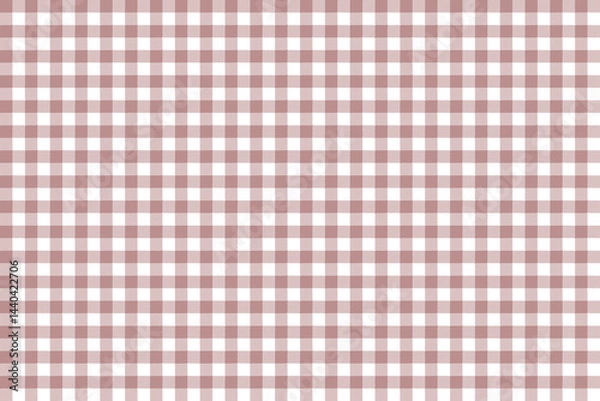 Obraz RosyBrown and white color plaid pattern background. plaid pattern background. Seamless pattern.