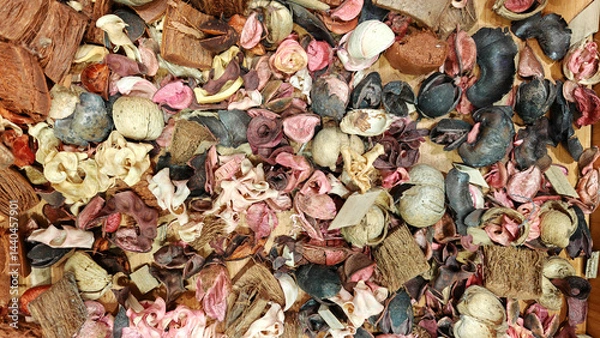 Fototapeta Background of Dried Flowers.