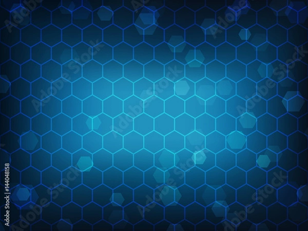 Obraz Cyber security Concept  on Abtract Technology background. Vector illustration