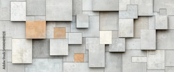 Fototapeta Abstract Concrete Wall Design