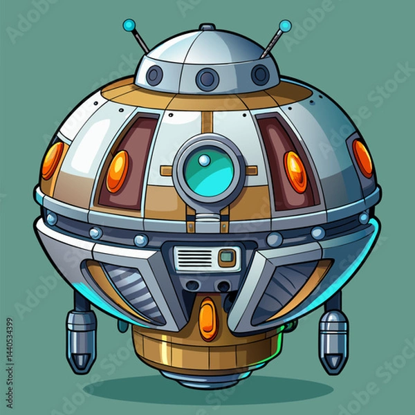 Obraz Anti-Gravity Metallic Pod