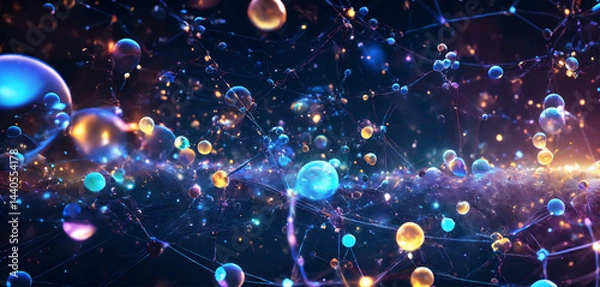 Fototapeta abstract blue background