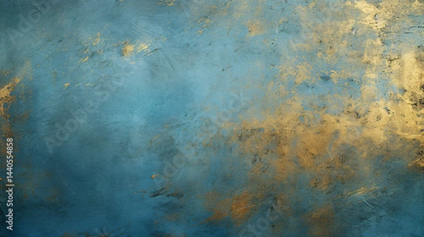 Obraz Elegant royal blue and premium gold leaf texture with organic details, ideal for luxury wallpapers, web backgrounds, and premium visual design projects.


