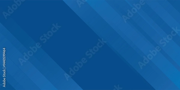 Fototapeta Blue background with abstract box rectangle geometric shapes modern element for banner, presentation design and flyer