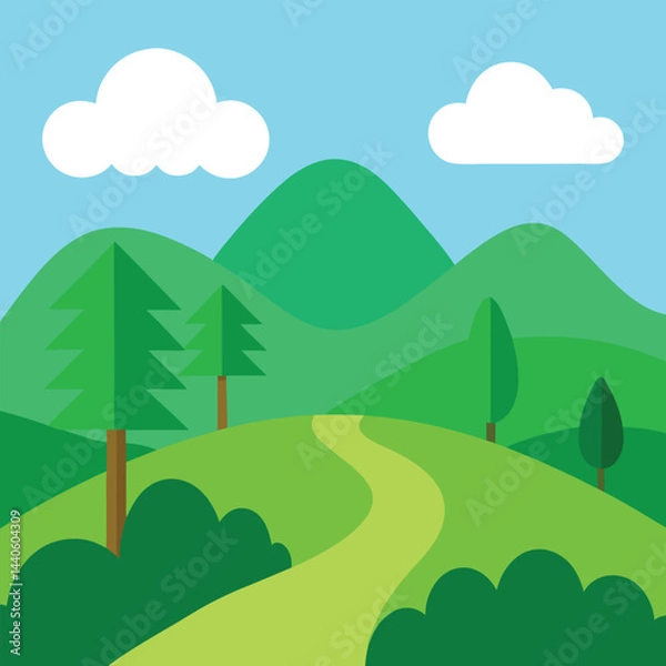 Fototapeta Greenery Concept