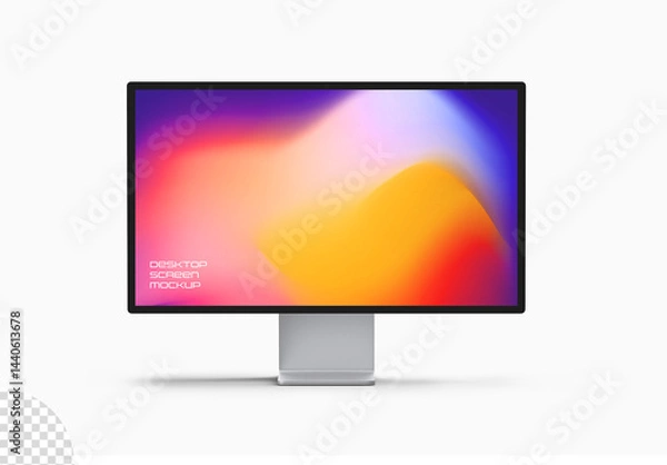 Fototapeta Desktop Computer Screen PC Monitor Mockup