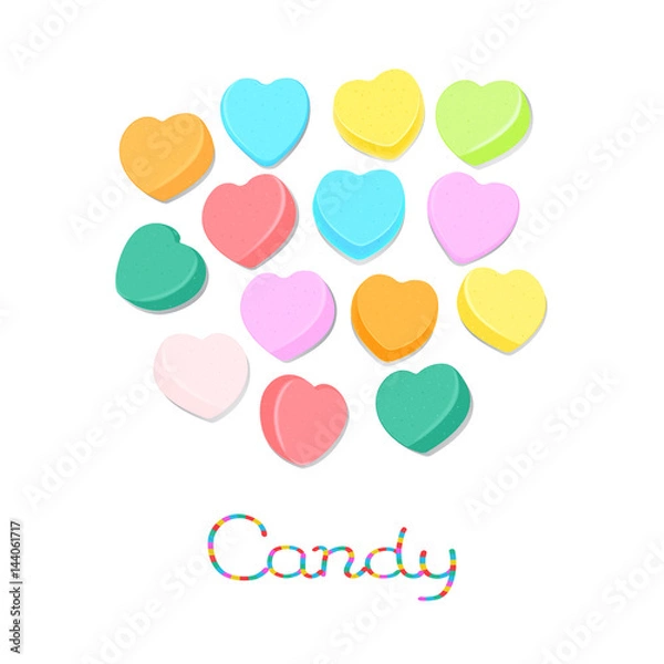 Fototapeta Candy hearts