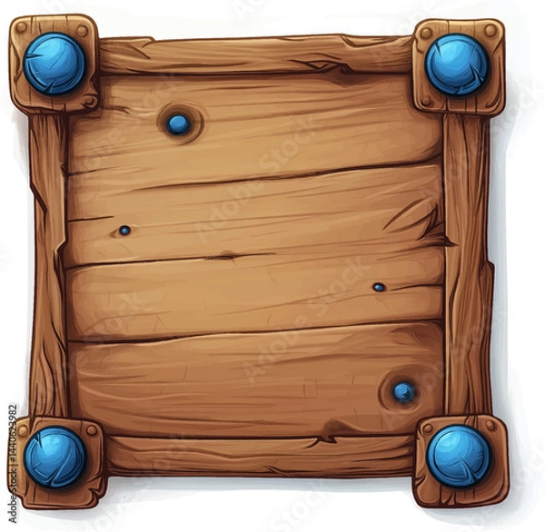 Fototapeta The Game asset for slot game, video game, mobile game element isolation, Vector