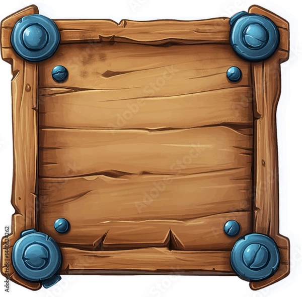 Fototapeta The Game asset for slot game, video game, mobile game element isolation, Vector