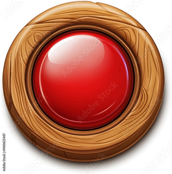 Fototapeta The Game asset for slot game, video game, mobile game element isolation, Vector