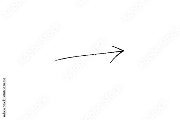 Obraz arrow doodle scribble hand drawing element