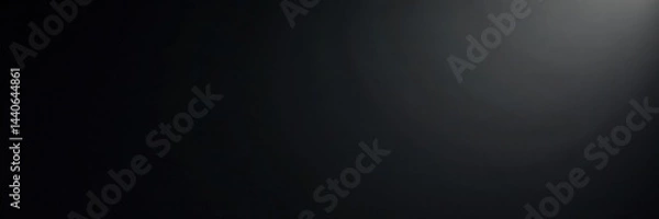 Obraz Subtle shadow, black frame on black, creates depth ,  frame silhouette, geometric