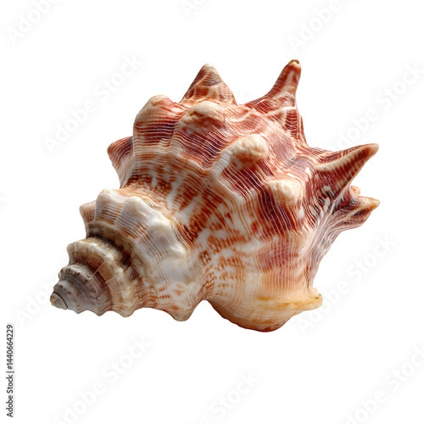 Fototapeta Seashell isolated on transparent background
