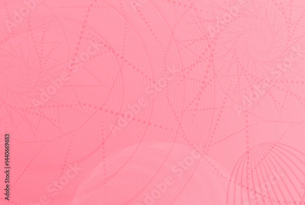 Obraz Pastel Pink Futuristic Network Background for Tech Startups and Brands