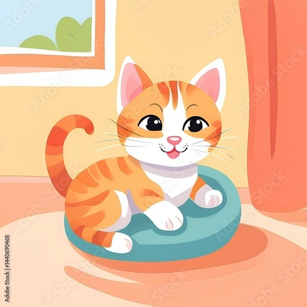 Obraz the cute of baby cat