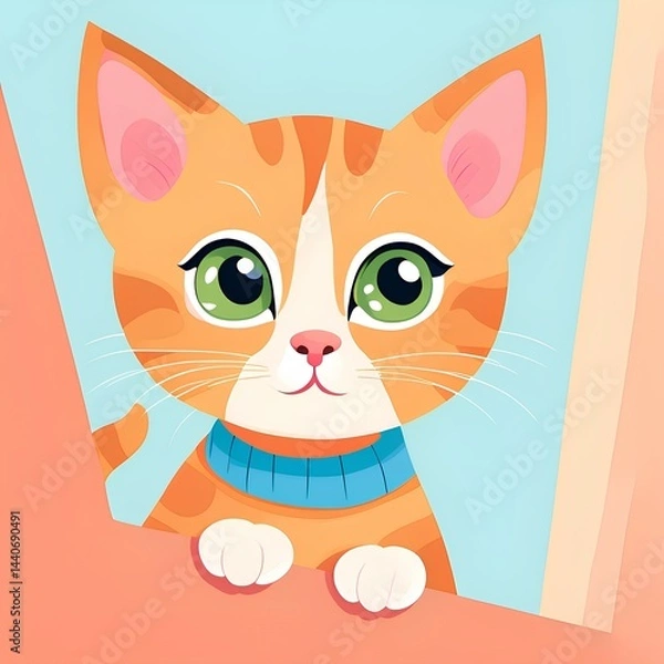 Obraz the cute of baby cat