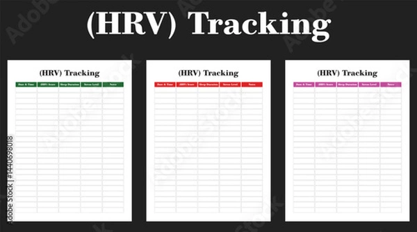 Obraz (HRV) Tracking, medical tracker, interior, template,