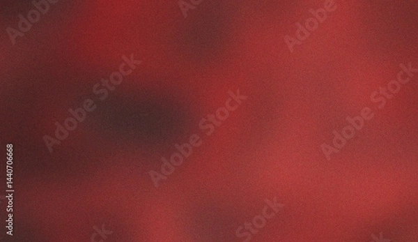 Obraz Abstract Red Gradient Texture Background, Digital Art, Blurry, Soft Focus, Subtle Grain. Gradient Noise Background