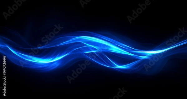 Obraz Blue Energy Shape