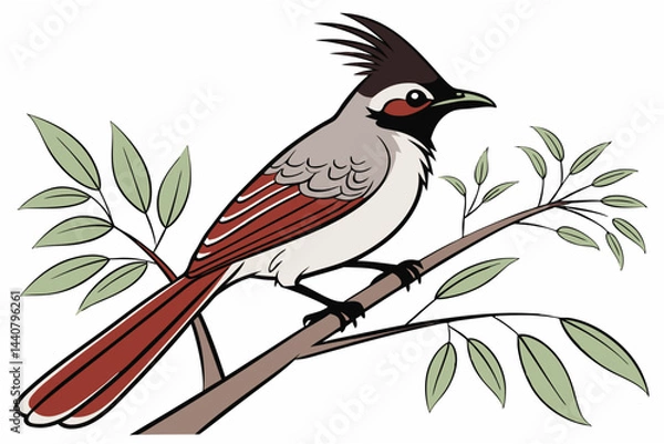 Fototapeta bird on a branch