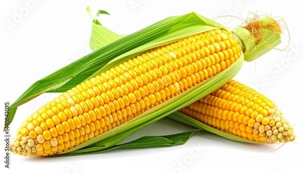 Obraz Corn isolated on white background