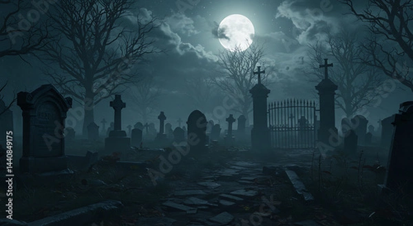 Obraz halloween night scene