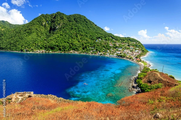 Obraz Soufriere Bay, Soufriere, Dominica