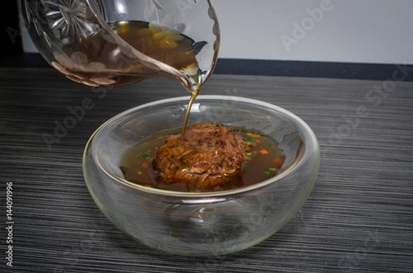 Obraz Brisket with Consomme