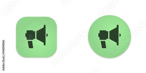 Fototapeta Vector Green Web Buttons
