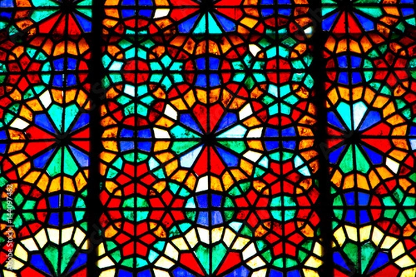 Fototapeta in iran colors from the  windows