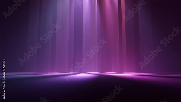 Obraz Cinematic Foggy Space with Soft Gradients
