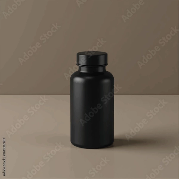 Fototapeta suppliments,3d suppliments bottle,realistic suppliments, transparent suppliment bootlles, tablets, multiple bottles,medicine,without label,glass jar multi color,capsules, omega 3 capsules, vitamins,  