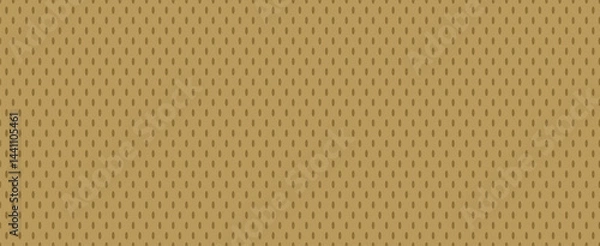 Obraz Old Gold Hockey Jersey Texture Seamless Vector Pattern. Sports Background. Athletic Mesh Fabric Close-Up. Breathable and Moisture Wicking Sportswear Textile.