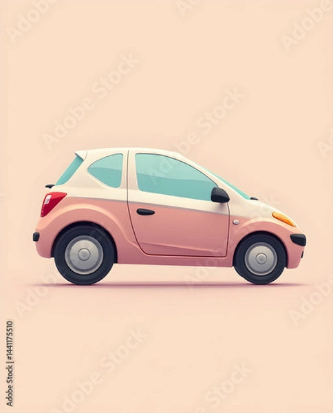 Fototapeta Simple Car Icon