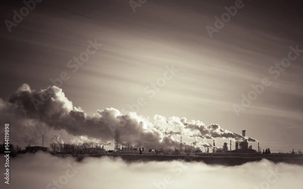 Obraz Smoke Industry