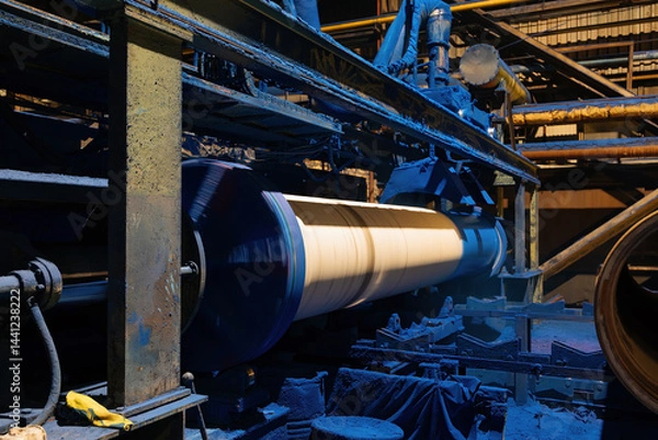 Obraz Pipe painting on automatic machine