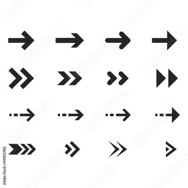 Fototapeta Arrow Icon Set