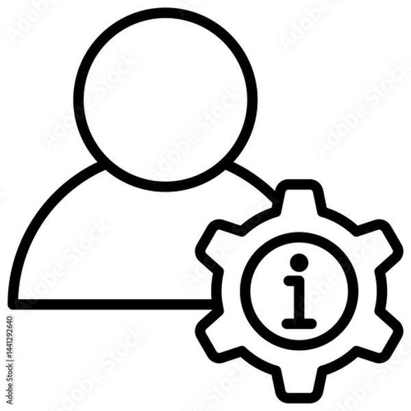 Obraz Personal Outline Icon