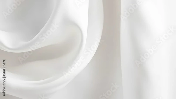 Obraz white plate on a white background