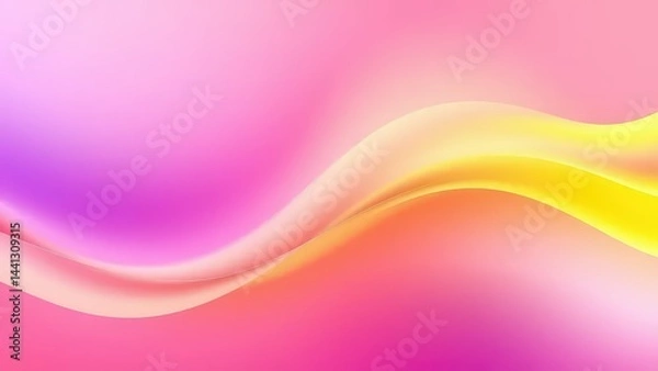 Fototapeta abstract colorful background with waves