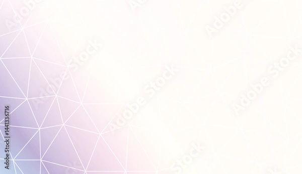 Fototapeta Template background with curved line. Triangles style. For interior wallpaper, smart design, fashion print. Vector illustration. Abstract Gradient Soft Colorful Background.