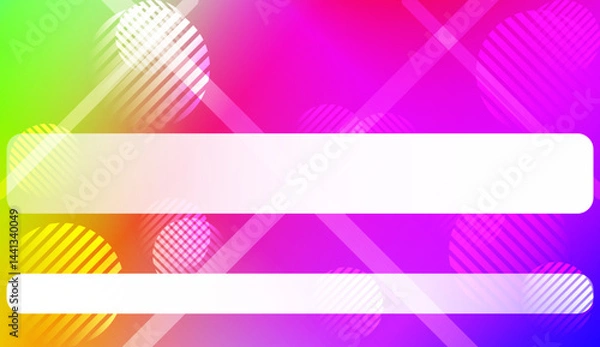 Obraz Abstract Shiny Moderns, Lines, Circle, Space for Text. For Business Presentation Wallpaper, Flyer, Cover. Vector Illustration with Color Gradient.
