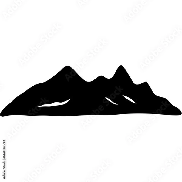 Fototapeta Mountain Silhouette
