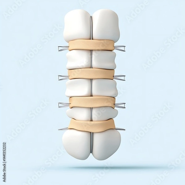Obraz Step-by-step orthopedic fracture alignment diagram medical illustration clinical environment educational viewpoint