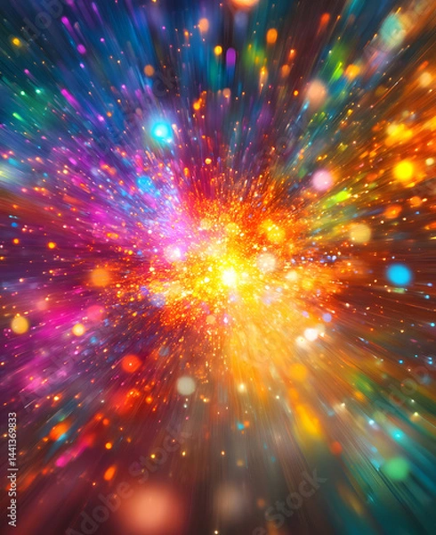 Obraz 6爆発するエネルギー：宇宙の輝き　Generative AI