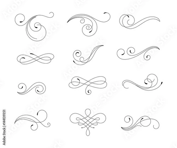 Obraz Swirling elements