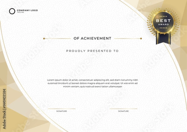 Fototapeta Professional multipurepose certificate template
