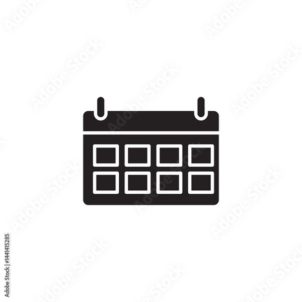 Fototapeta Calendar icon, trendy style illustration for web and app..eps